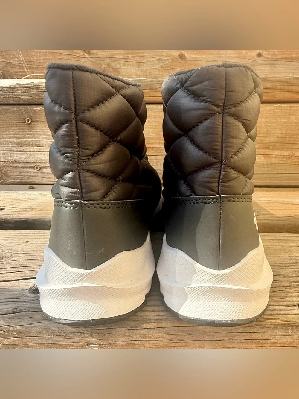 The North Face ThermoBall Eco Zip Black Winter Boots Women’s 8